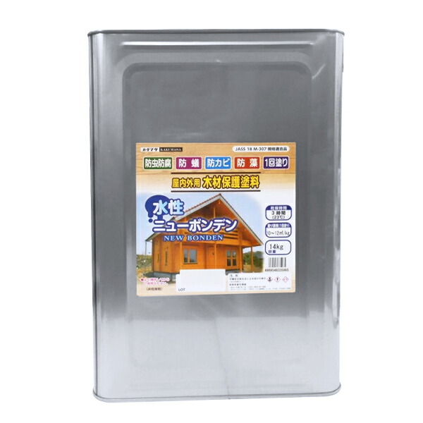 Mohikanさま専用ページ 楽天市場】水性ニューボンデン 14L #108ブラウン【大阪塗料工業