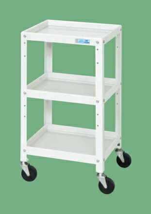 ニューＣＳ物の具手押し車（パール白いこと）（ＣＳＬＡ－４０７３Ｗ）Ｗ４００×Ｄ３５０×Ｈ７４０【サカエ】※代引決済不可、人間宅送りとどける不可