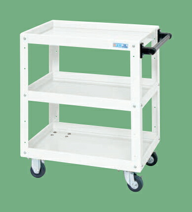 ニューＣＳ百貨店手押し車（パール白いこと）(ＣＳＷＡ－６０７Ｗ)W600×D400×H740【サカエ】※代引決済不可、人間宅送りとどける不可