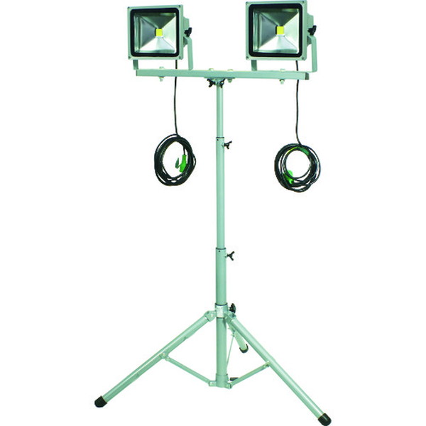 日動　ＬＥＤ作業灯　３０Ｗ　二灯式三脚　（LPRS30LW3ME）【日動工業（株）】＊代引き決済不可※代引き決済不可