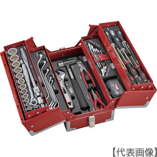ＴＯＮＥ 保全用手道具仕掛ける 物の具仕掛ける （赤いこと遣りかた） 間口４３３×奥ふかさ２２０×高さ２４０粍（TSST430）829-2436【ＴＯＮＥ（株）】