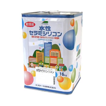 水性セラミシリコン 16kg 調色品(B) 各艶【エスケー化研】*代引決済不可、キャンセル不可