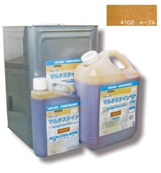 マルチステイン #102 メープル 14kg【大阪塗料工業株式会社/カクマサ】｜ペイントオール