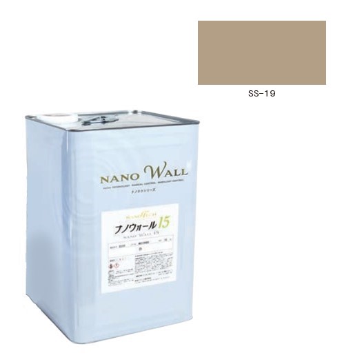 ナノウォール15遮熱+ サーモSS-19 艶有 15kg 【水谷ペイント】|ペイントオール