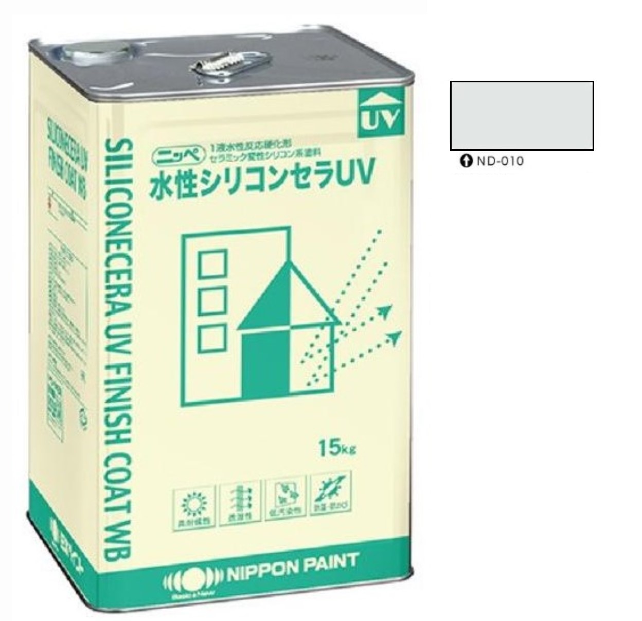 水性シリコンセラUV ND-010 15kg 【日本ペイント】 11,945円