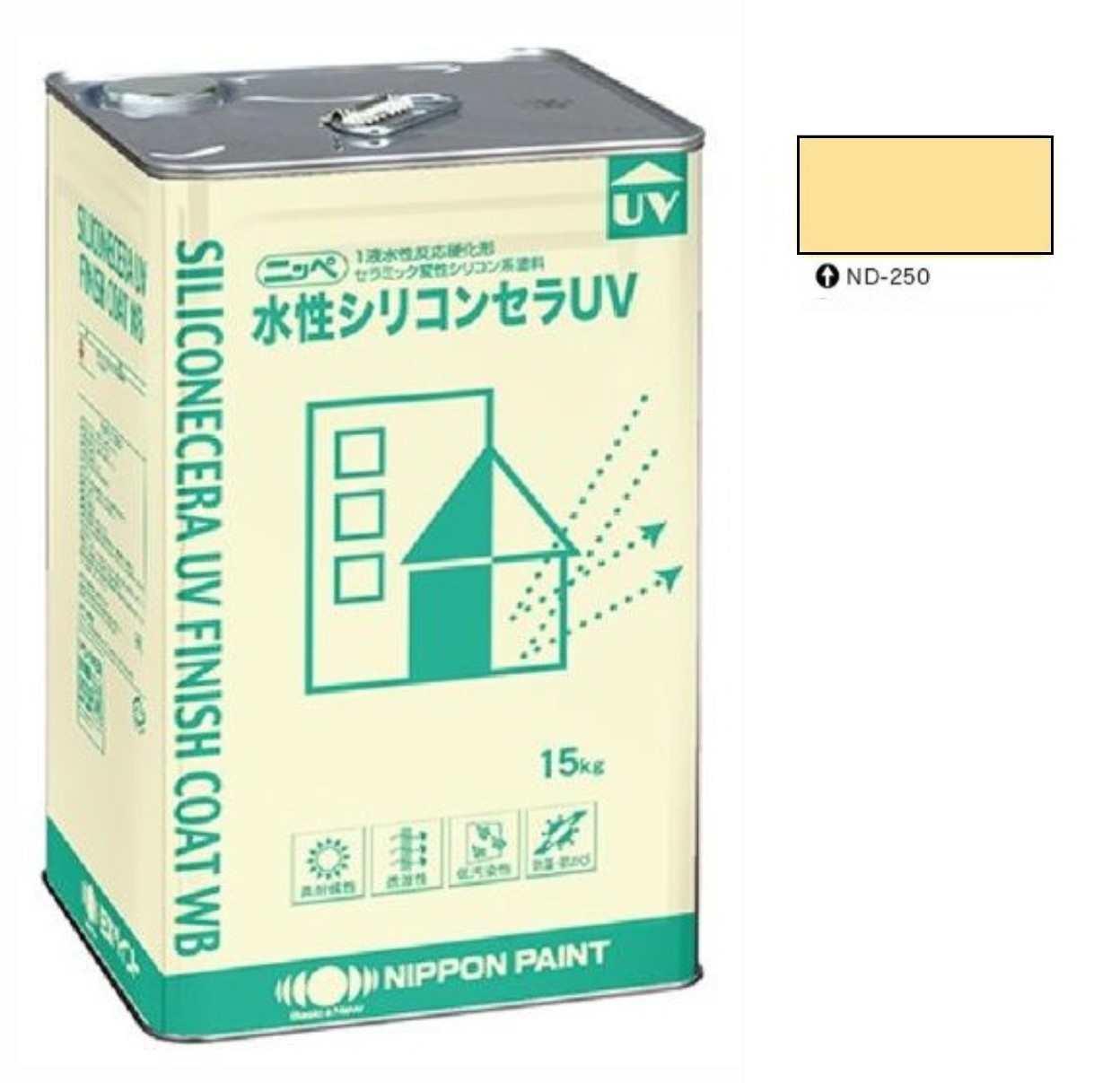 水性シリコンセラUV ND-250 15kg 【日本ペイント】