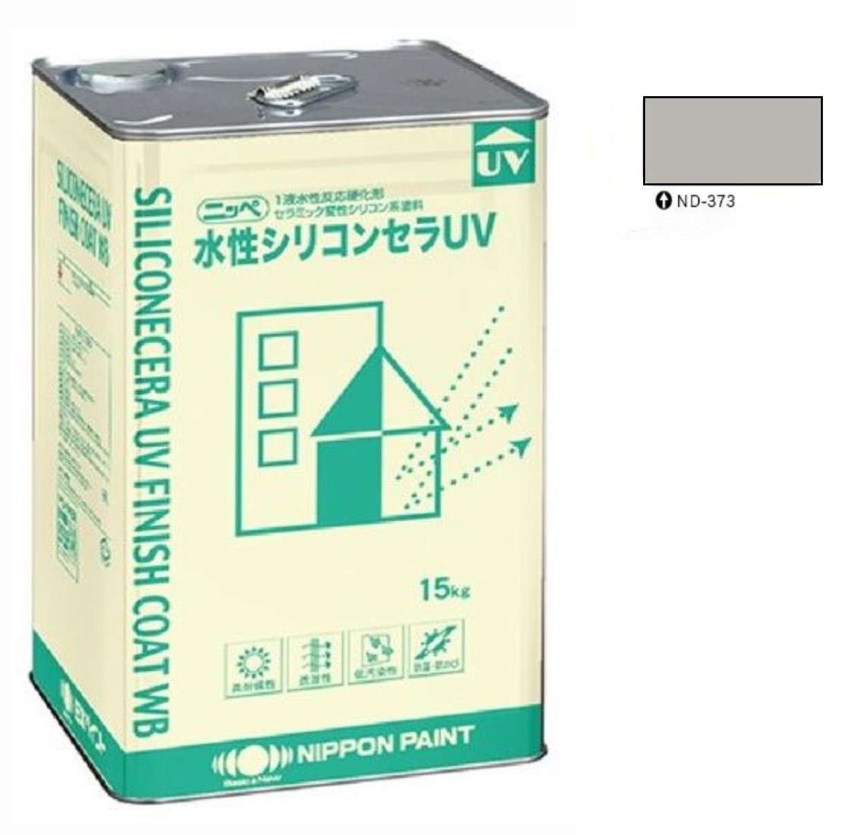 水性シリコンセラUV ND-373 15kg 【日本ペイント】