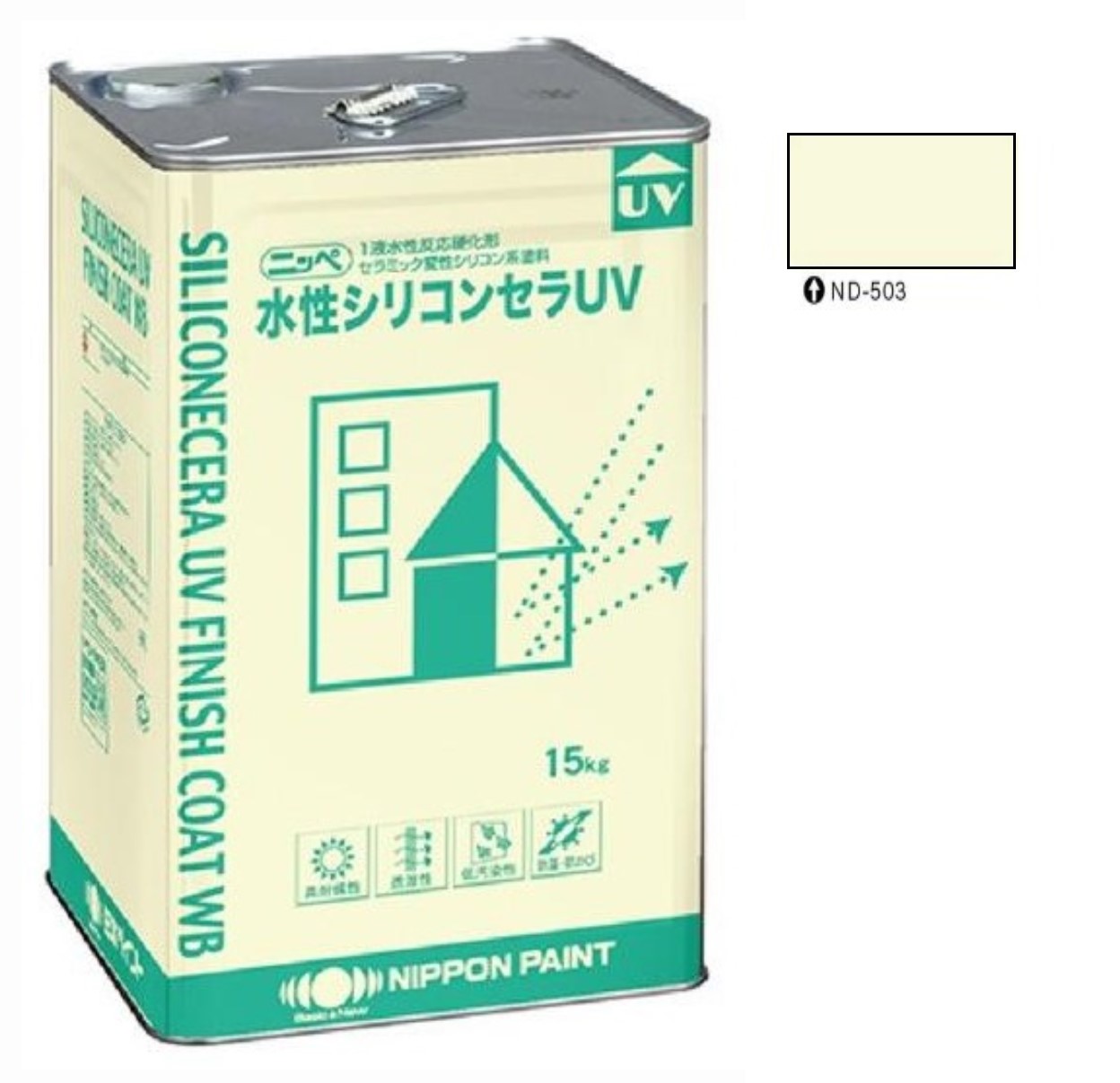 水性シリコンセラUV ND-503 15kg 【日本ペイント】 11,945円