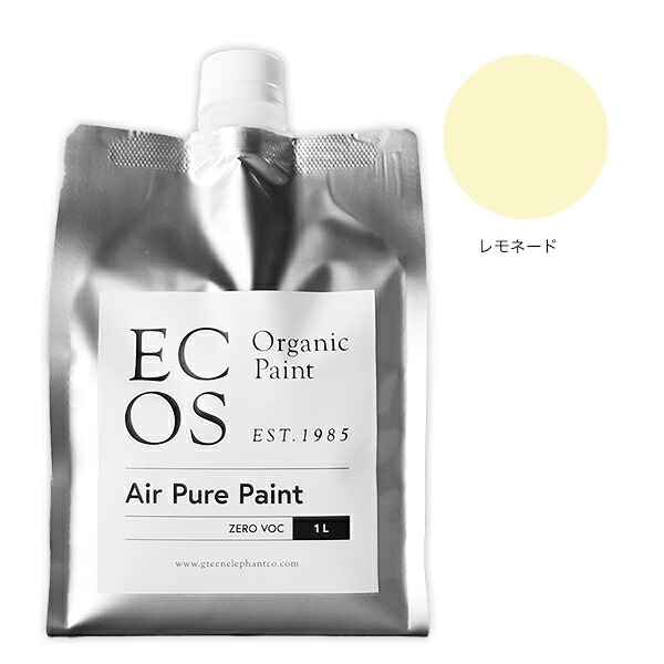 ECOS オーガニックエアピュアペイント 1L レモネード【ECOS】|ペイントオール