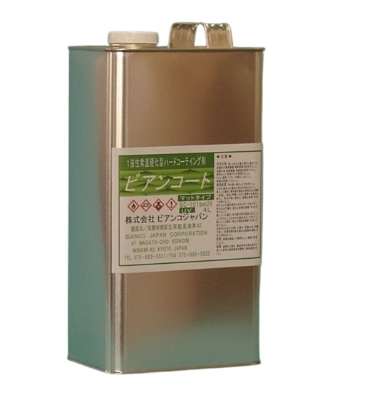 ビアンコートBM ツヤ皆無 +UV打つ手印字機  BC-101bm+UV 4Ｌ【ビアンコジャパン】※返品・とり止める不可