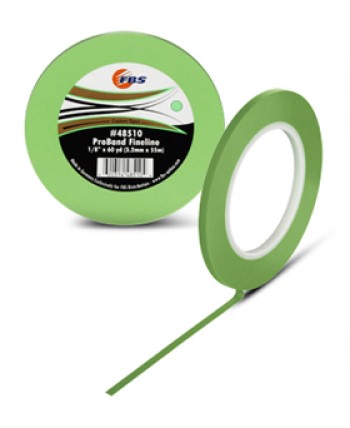 FBS プロバンドファインラインテープ グリーン(Soft) 1.6mm×55m (48505B)12本セット【SHOW UP】塗装 自動車 バイク ホビー DIY