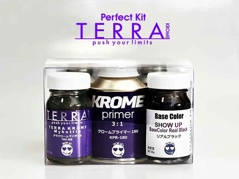 TERRA KROME完全無欠一揃いの道具(TRK-PK） 1仕掛ける【SHOW UP】塗り付ける 乗用車 自動二輪車 余暇活動 DIY