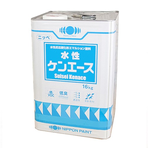 水性ケンエース　16kg　黒（ブラック）【日本ペイント】