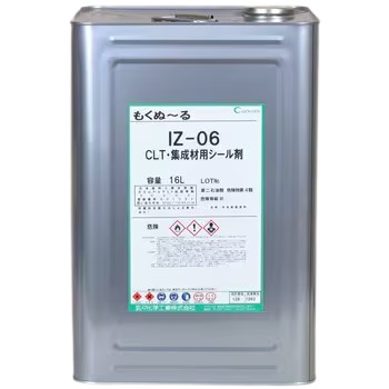 もくぬ～るCLT･まとめ上げる材用判子剤 IZ-06 16L【玄々舎密学株式会社】