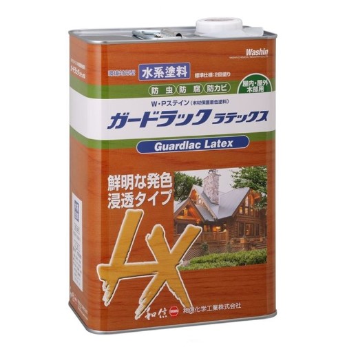 浸透タイプ 木材保護塗料 ガードラックラテックス Ｗ・Ｐステイン 白木色 LX-13 3.5K缶 【和信化学工業株式会社】 7,425円