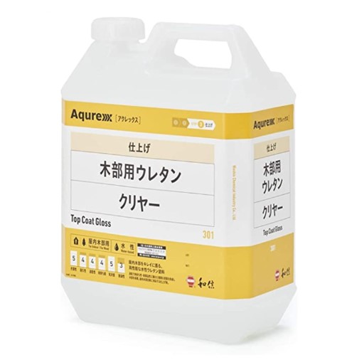 アクレックス 木部用ウレタンせつ然たる 3.5kg ＃３０１ 【和信舎密学加工株式会社】