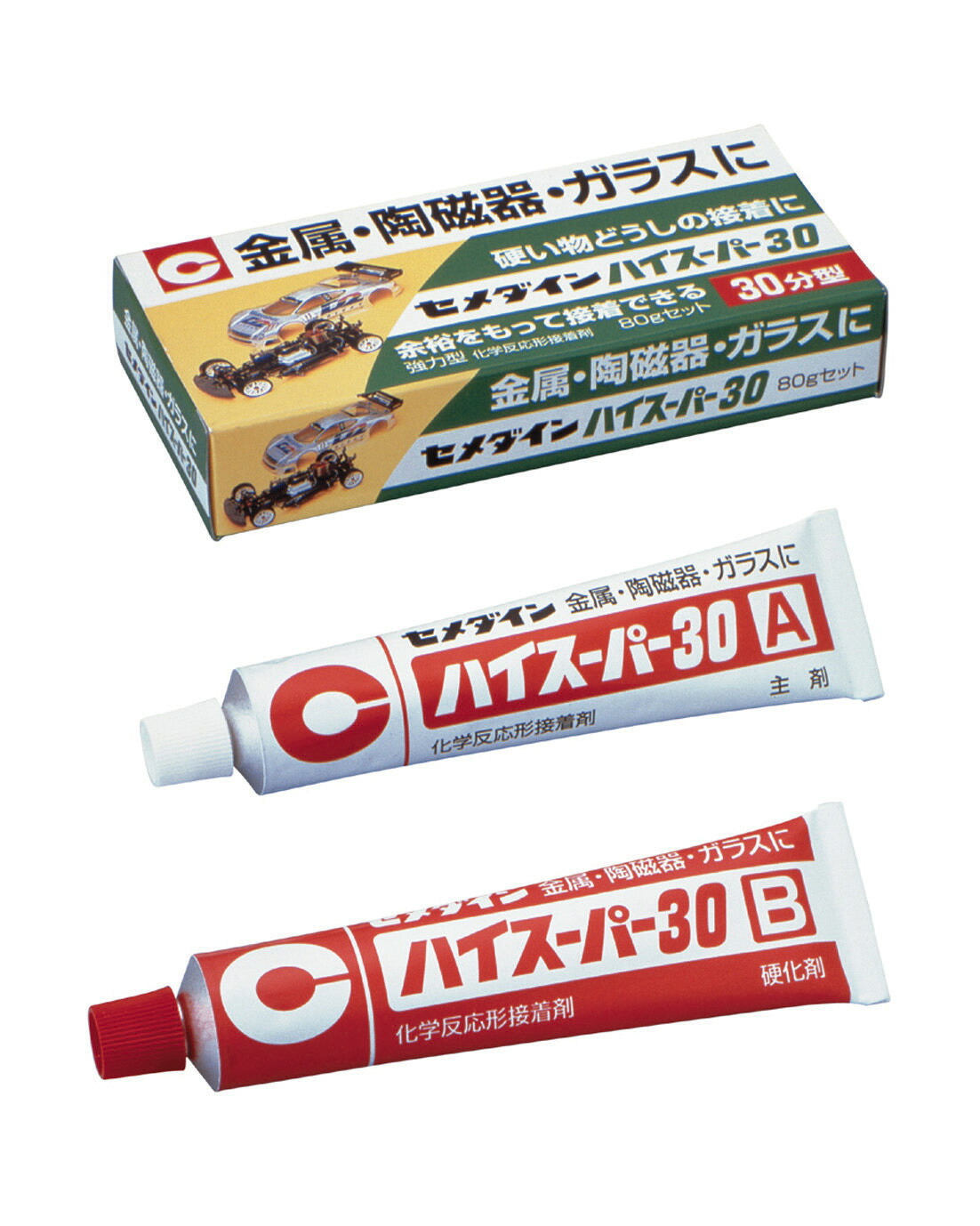 ハイスーパー30　80gセット（箱）（10本）　CA-193【セメダイン】