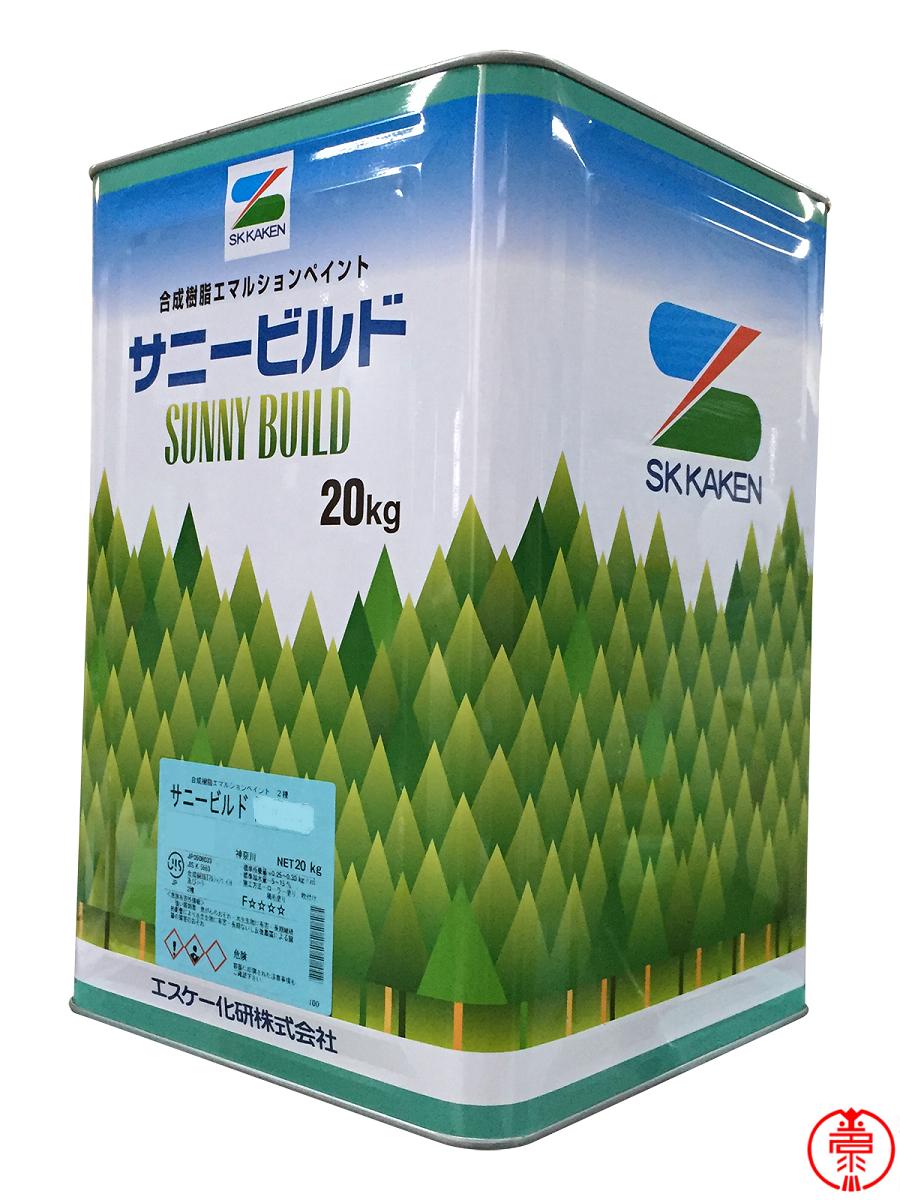 楽天市場】サニービルドIN つや消し 黒 20kg 水性室内用塗料