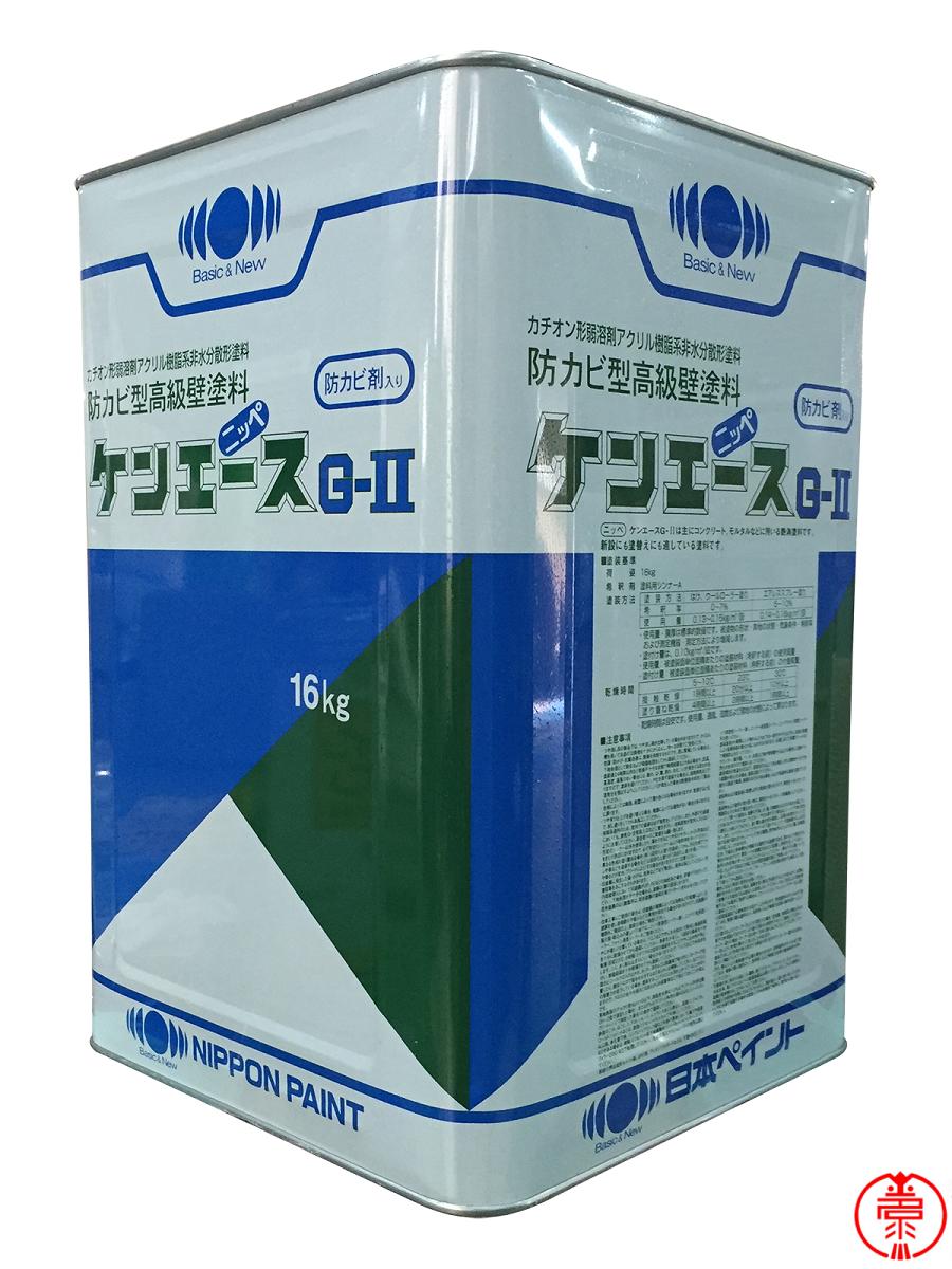 楽天市場】ケンエースG２ つや消し 白/ホワイト 16kg 内外部用塗料