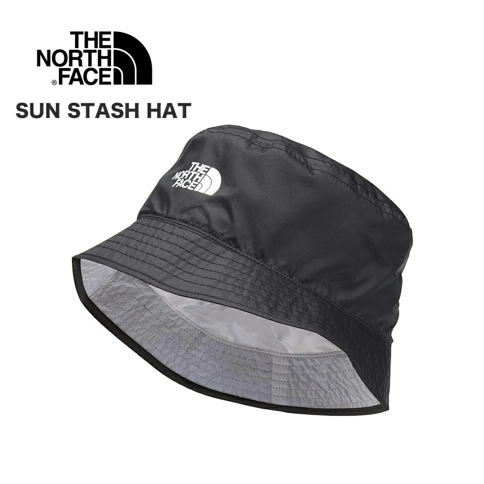 【15%OFFクーポン！3000円以上】THE NORTHFACE ノースフェイス SUN STASH HAT バケットハット メンズ レディース ブラック メール便 送料無料