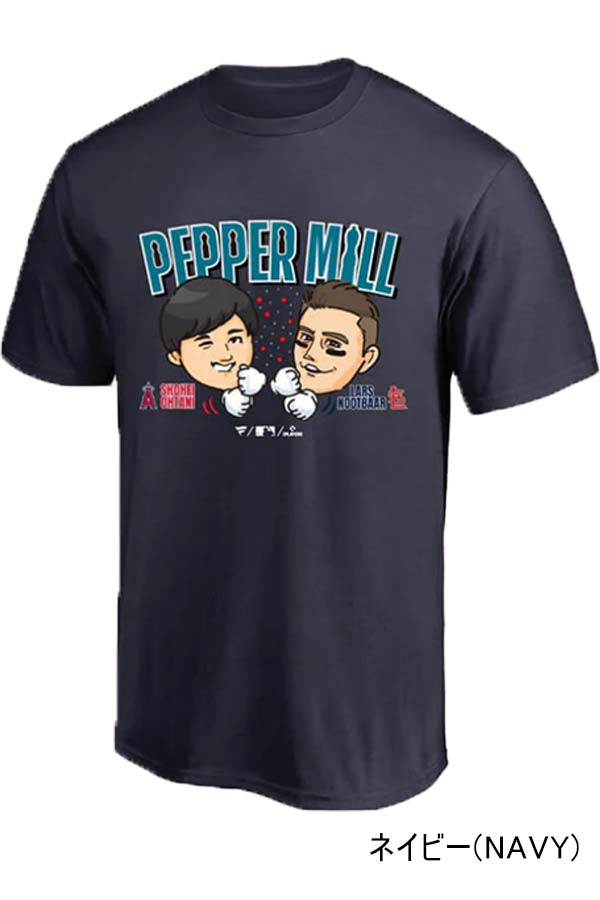 楽天市場】WBC記念_PEPPER_MILL_ペッパーミル_TEE_Tシャツ_半袖_大谷 