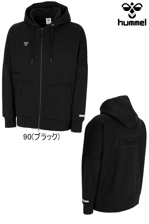hummel PLAY スウェットジップジャケット hummel ヒュンメル メンズ レディース ユニセックス ウェア トレーニング ジャケット 防寒 サッカー フットサル トレーニング 13時までの注文で当日出荷 品番：HAP8303