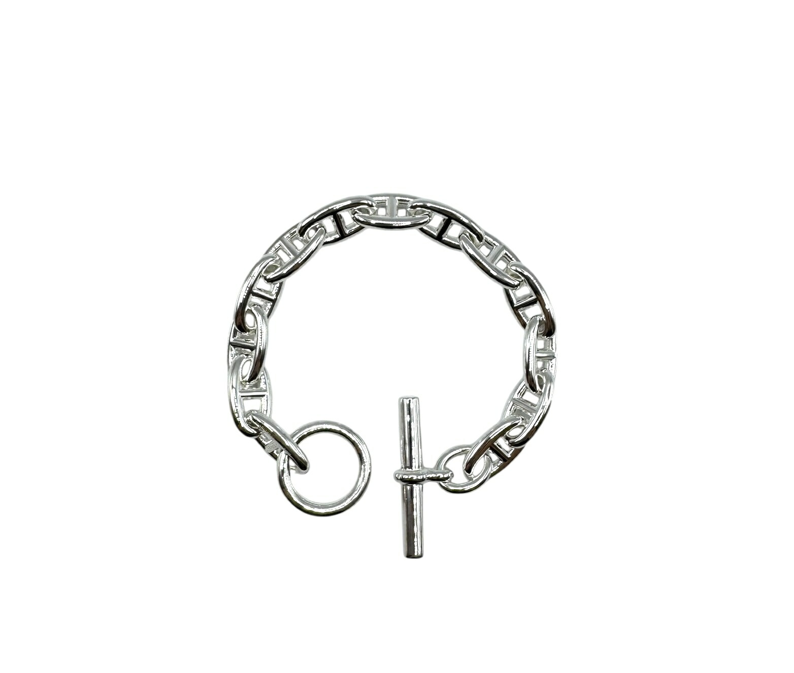 HERMES シェーヌダンクル　PM 19コマ　ブレスレット HERMES エルメス ブレスレット シェーヌダンクル PM 19コマ シルバー