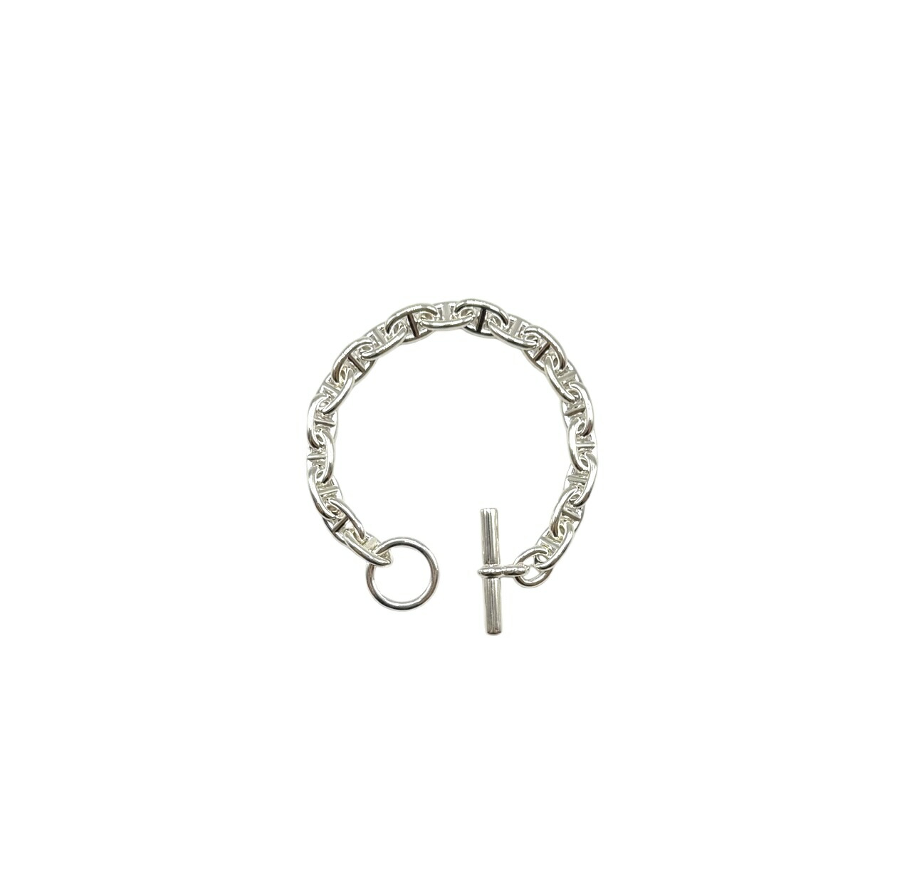 HERMES シェーヌダンクル　ブレスレット　PM 19コマ　新品未使用 HERMES - HERMES エルメス シェーヌダンクル PM 19コマ