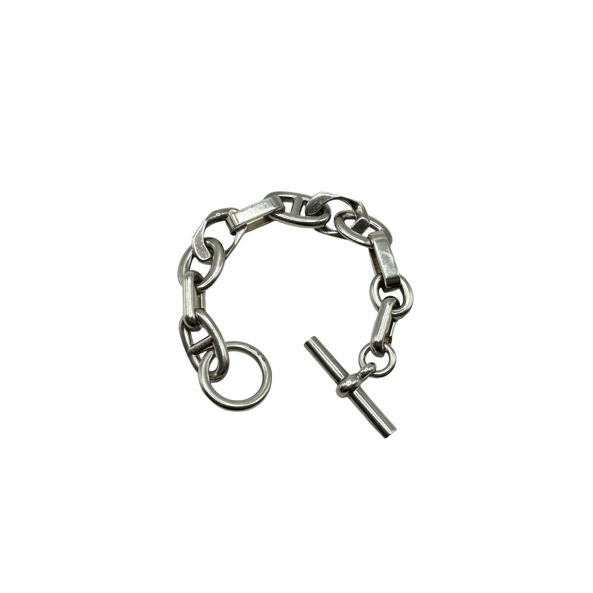 エルメス　アタメ　バングル　美品 HERMES(エルメス) シェーヌダンクルアンシェネバングル シルバー