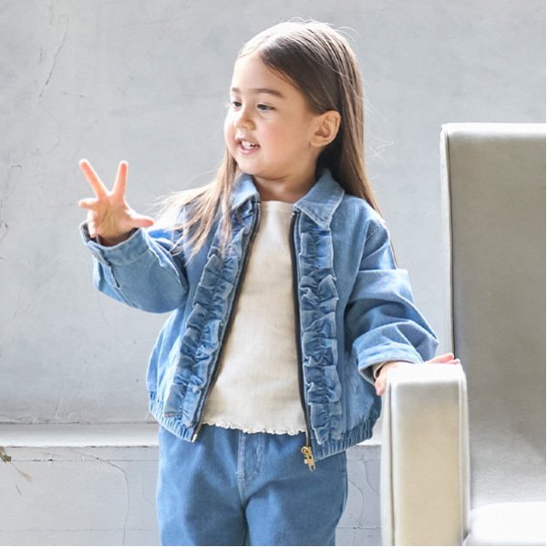 Kamiyu フリルジャケット フリルカラージャケット | GANNI (Women/大きいサイズ）/ガニー