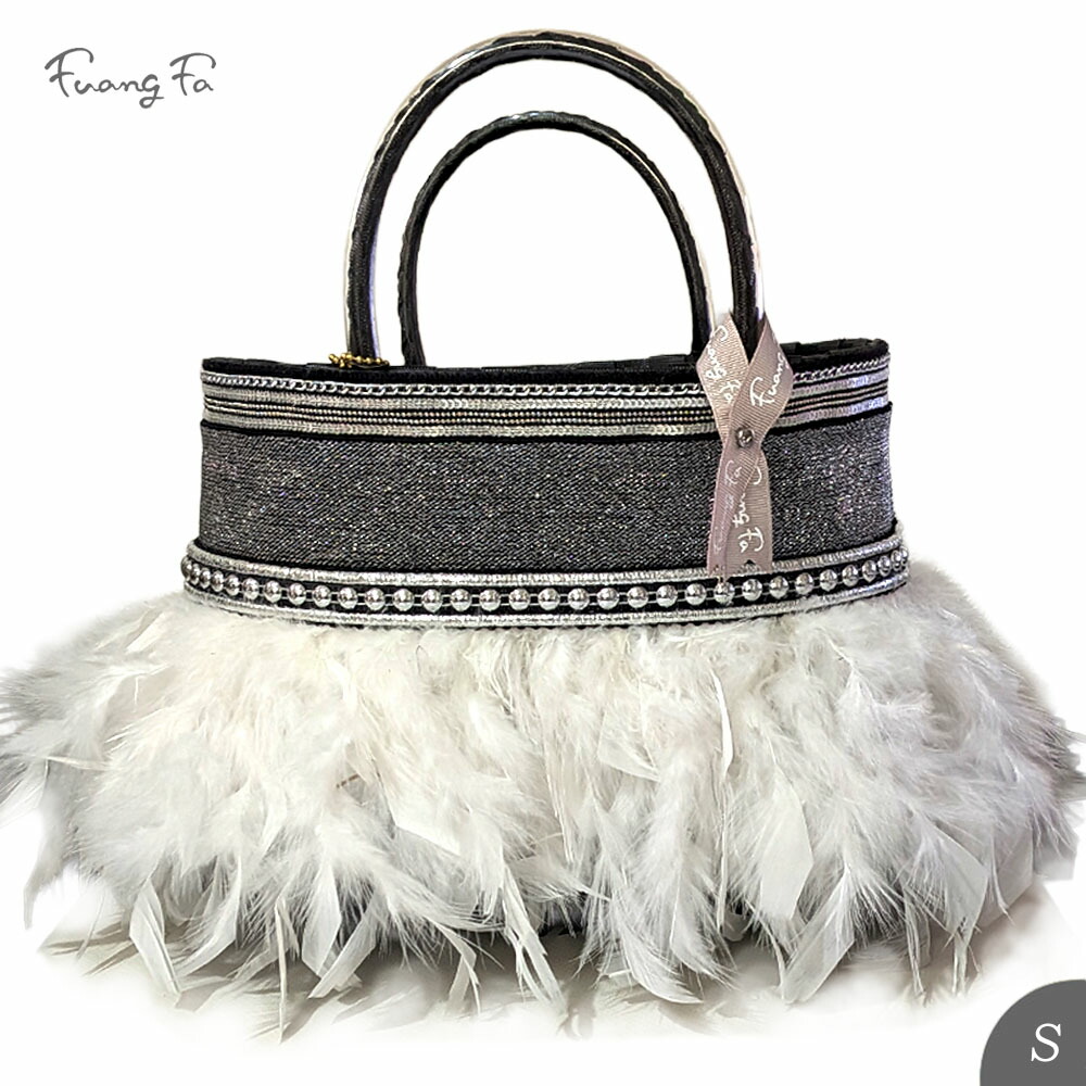 楽天市場】【Fuang fa】ファンファ・羽根＆かごバッグ（スタッズダブル