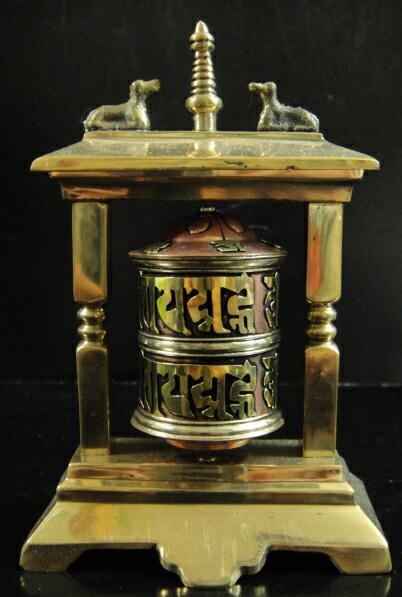 楽天市場】チベット密教法具マニ車・マニコル（高さ：16cm・幅8.5cm