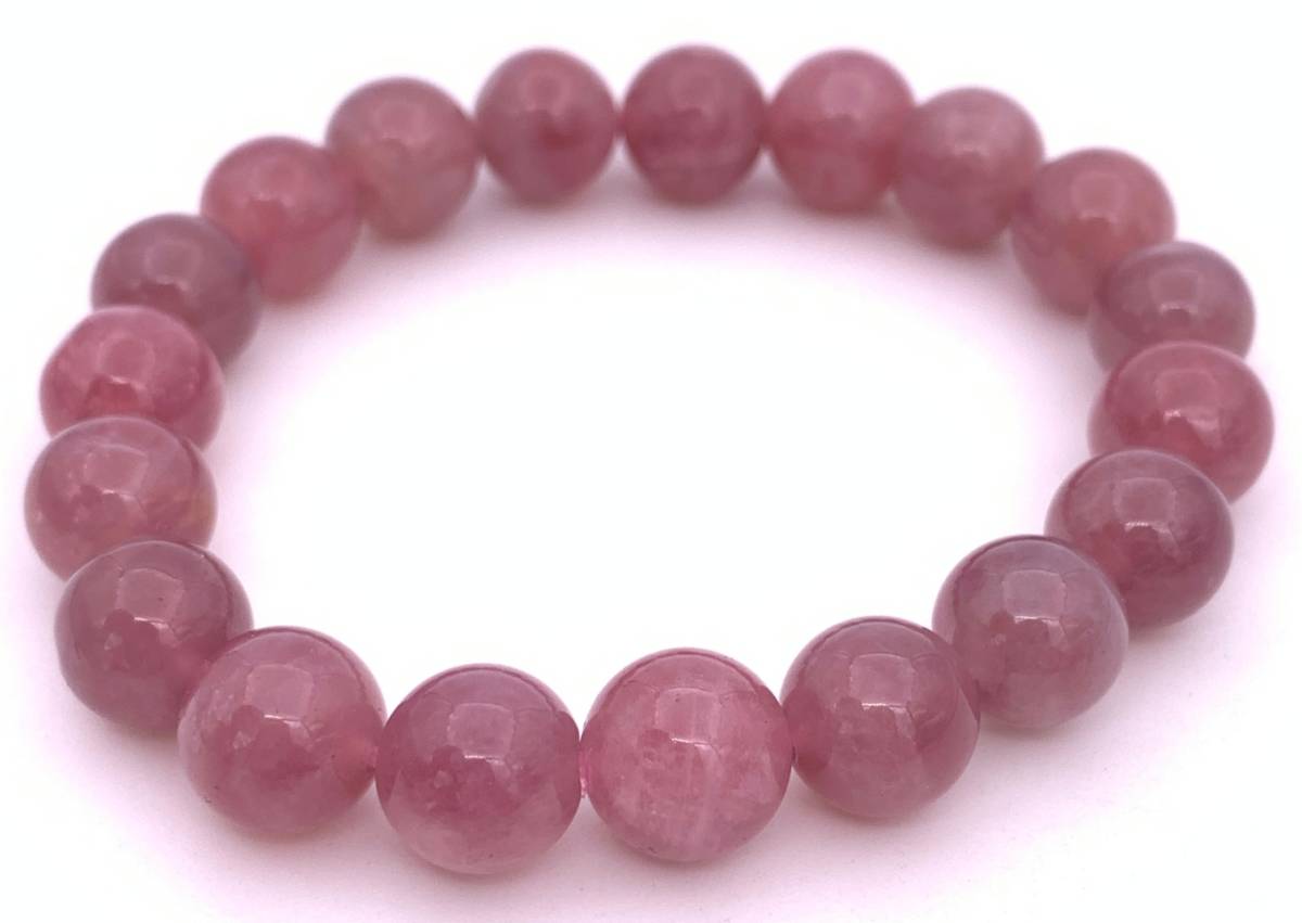 高品質❣️マダガスカル産❣️ディープローズクォーツ AAA10㎜珠ブレスレット❣️匿配 高品質❣️マダガスカル産❣️ディープローズクォーツ AAA10㎜珠