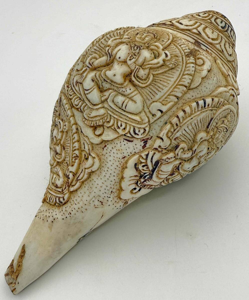 楽天市場】◇チベット密教法具 法螺貝（シャンカ）ブッダ 釈迦