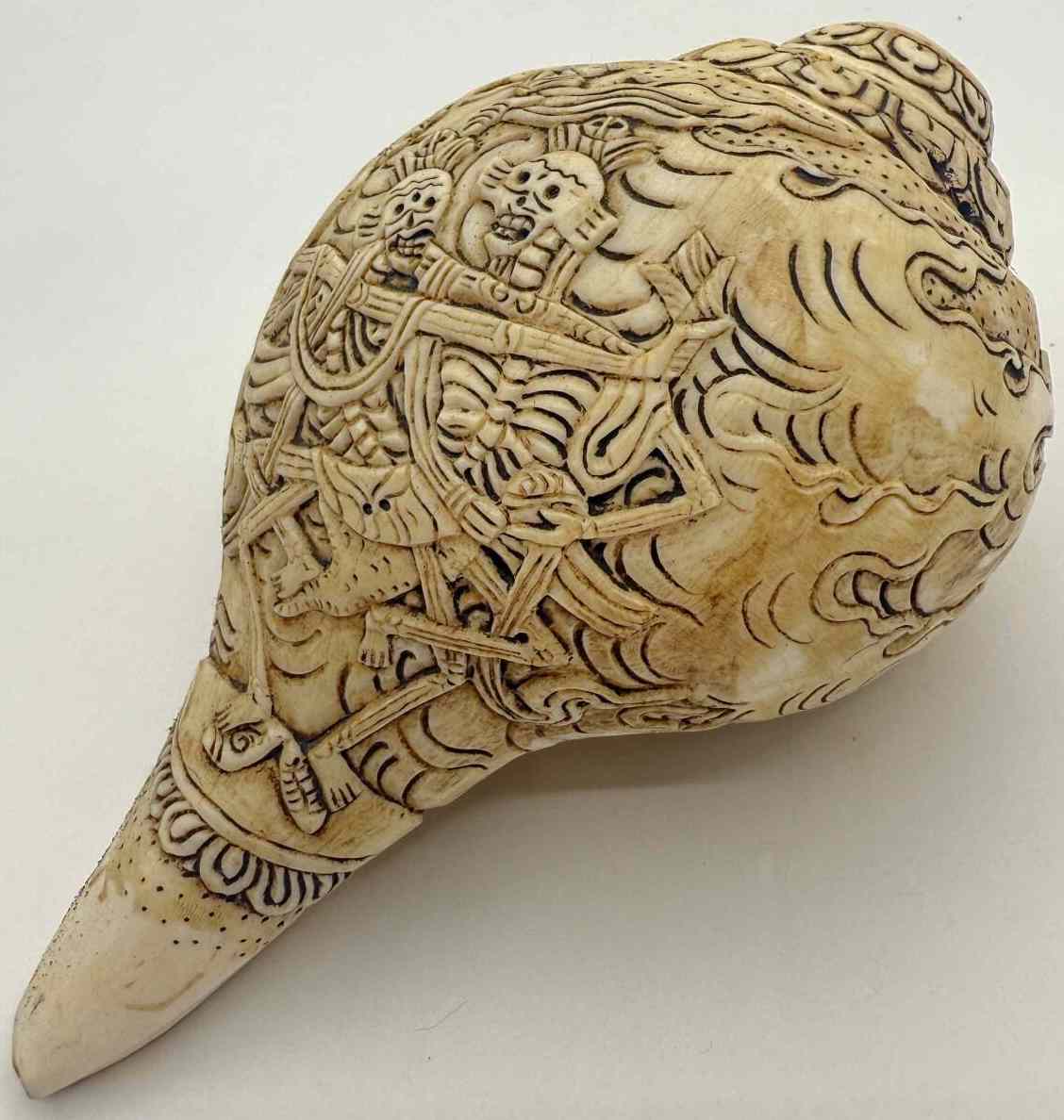 楽天市場】チベット密教法具 法螺貝（シャンカ）チティパティ-1 : PEMA