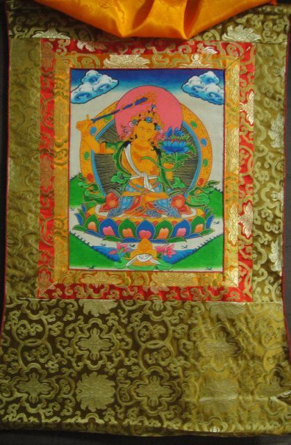楽天市場】◇六字咒観音菩薩タンカ／仏画／チベット-A2 : PEMA NIMA