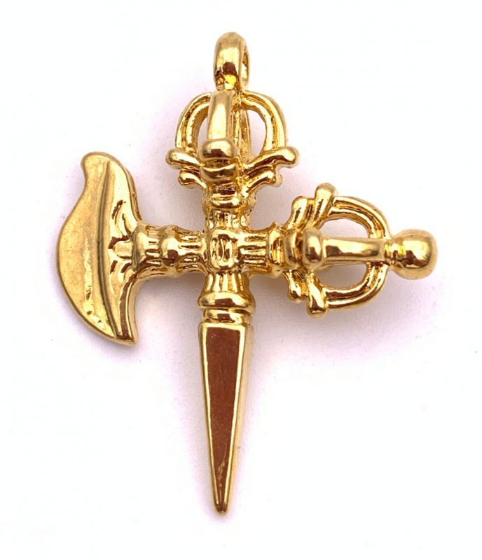 楽天市場】チベット密教法具 ガンター（金剛鈴）＆五鈷杵ー