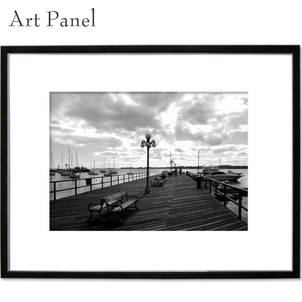 アートパネル モノクロ モダン 玄関 大きい インテリア 飾り アクリル 額付 黒フレーム 風景 絵画 アートポスター Hostalbuenosaires Cat