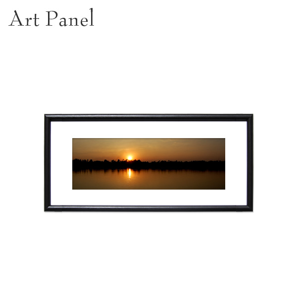 アートパネル 横長 夕日 メコン川 ラオス 絵 写真 壁飾り 景色 風景 壁掛け ポスターパネル インテリア 玄関 ウォールデコ 飾り 壁絵 海外風景 ポスター モダン おしゃれ