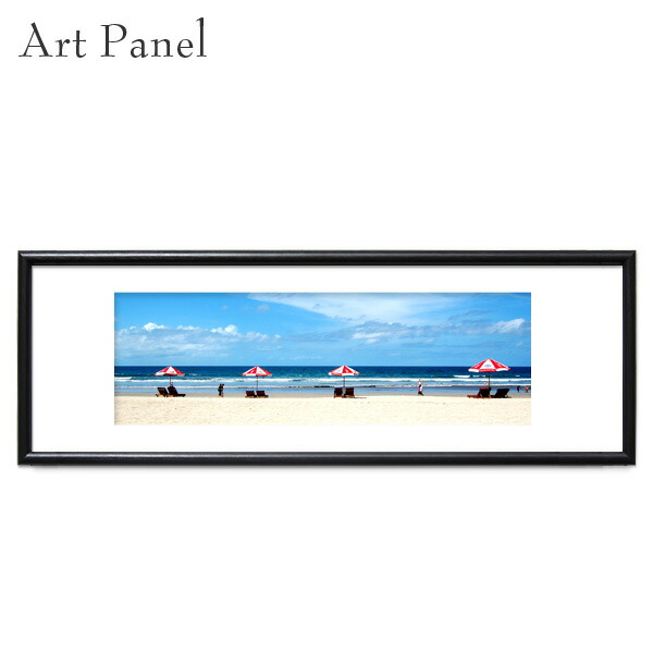 横長 絵画 海 アートパネル バリ島 風景 壁掛けインテリア 額付 壁面 ポスター アートフレーム 額縁 飾る 玄関 モダン｜アートパネル専門店 Pengiiino