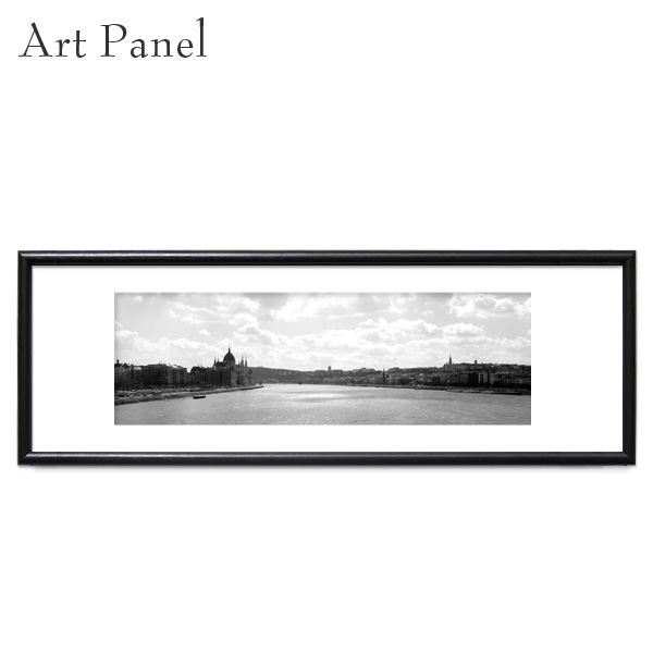 壁に飾る 絵画 横長 ブダペスト 風景写真 街 ハンガリー 壁面 ポスター 絵 フレーム付き おしゃれ アートパネル 額 インテリア飾り 装飾 人気