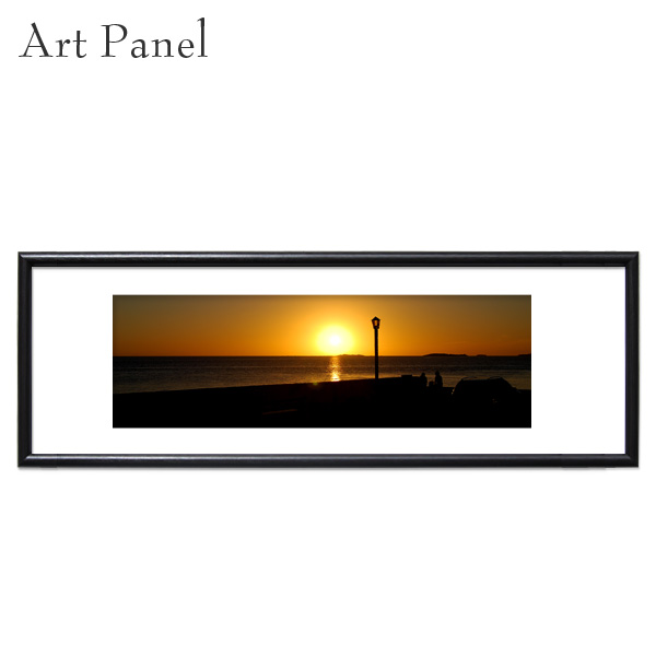 アートパネル 横長 絵 海 夕日 海岸 岬 海外 風景 インテリア 壁掛け 装飾 飾り 壁面 アート ディスプレイ ポスター ウォールデコ おしゃれ モダン 玄関