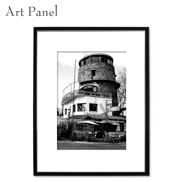 フォトアート パネル 海外風景 モノクロ 写真 インテリア モダン 縦 額縁 絵画 ポスター 壁飾り 15,336円