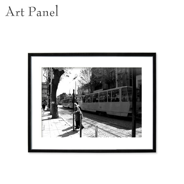 パネルアート ソフィア 街並み 海外風景 モノクロ おしゃれ 絵 室内 アートフレーム 額縁 アートポスター アート写真