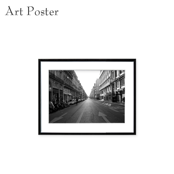 楽天市場】アートパネル モノトーン パリ おしゃれ 街並み モノクロ