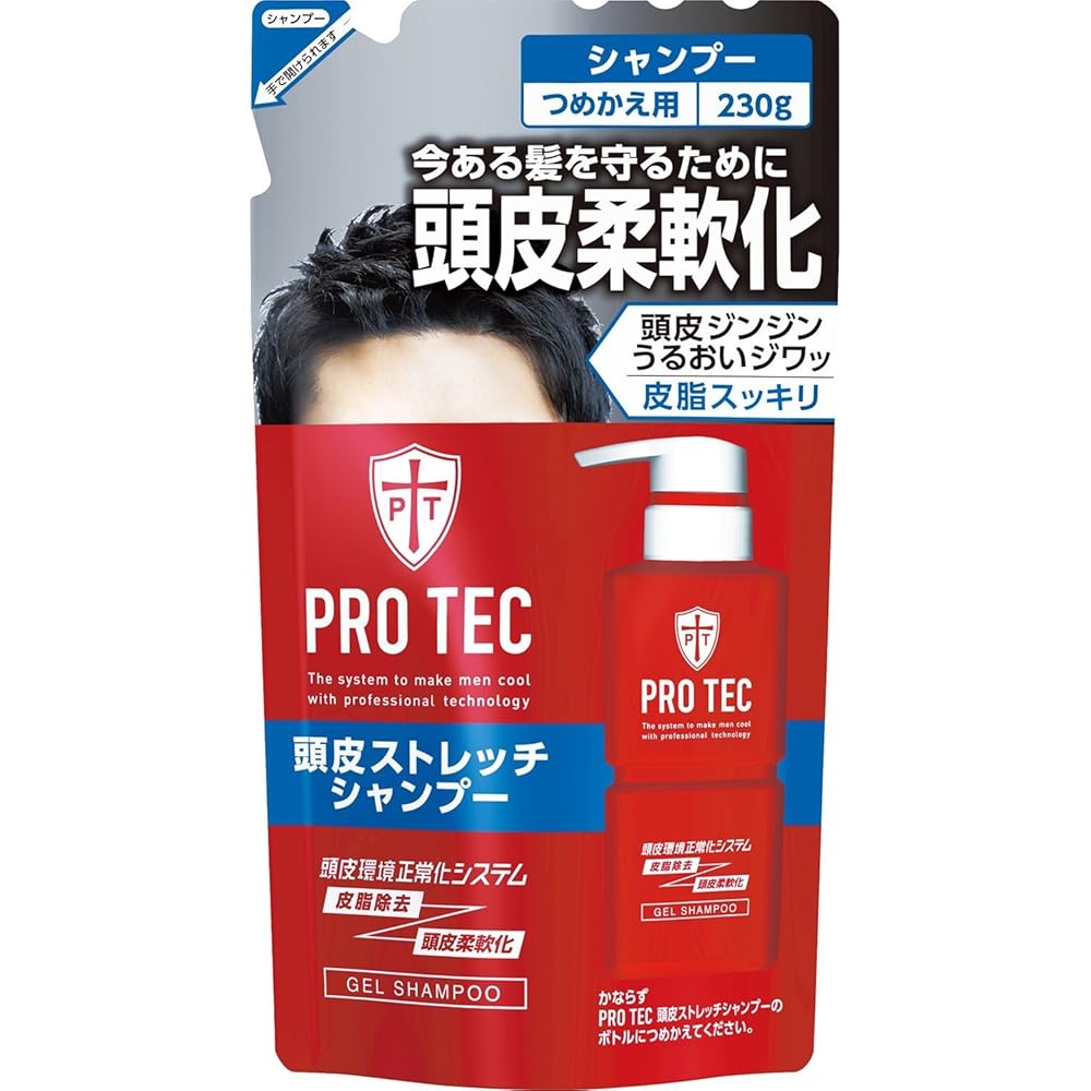 楽天市場】PRO TEC (プロテク) 頭皮ストレッチ シャンプー 詰め替え