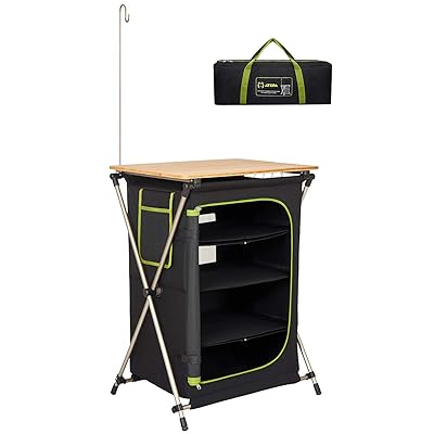 楽天市場】アウトドア キッチンテーブル 折りたたみ 収納ラック 調理台