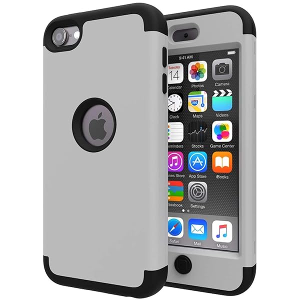 Apple iPod Touch 7/ 6/ 5 シリコンケース アップル アイポッド タッチ カバー ソフト シンプル 擦り傷防止 軽量 薄型 防衝撃 iPod Touch 7 iPod Touch 6 iPod Touch 5 保護カバー（グレー画像