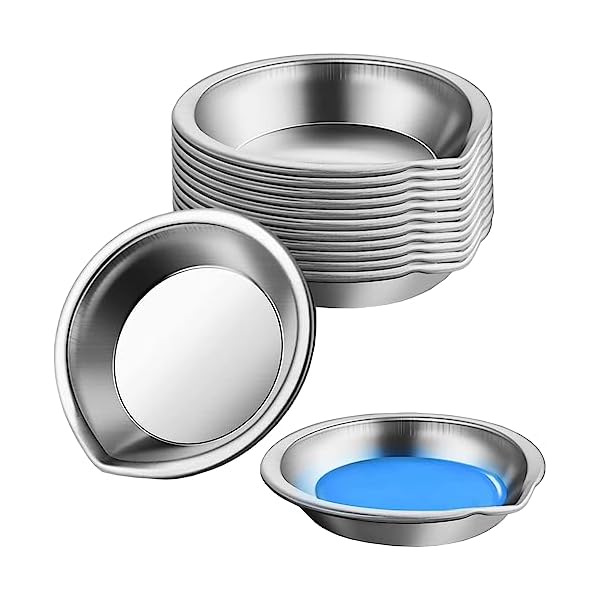 楽天市場】プラモデル 塗装セット ステンレス塗料皿 12個セット 水彩