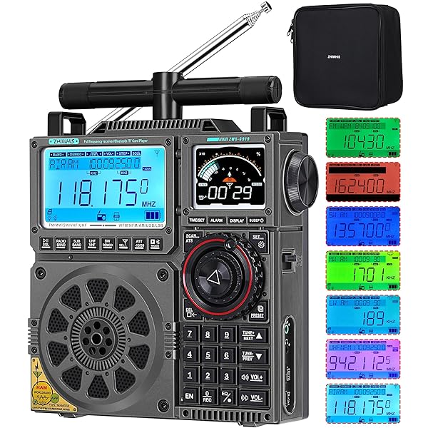 ZHIWHIS ZWS-C919 多機能ラジオチューナー　BCLラジオ 楽天市場】ZHIWHIS BCLラジオSSB高性能マルチバンド AM FM CB LW AIR